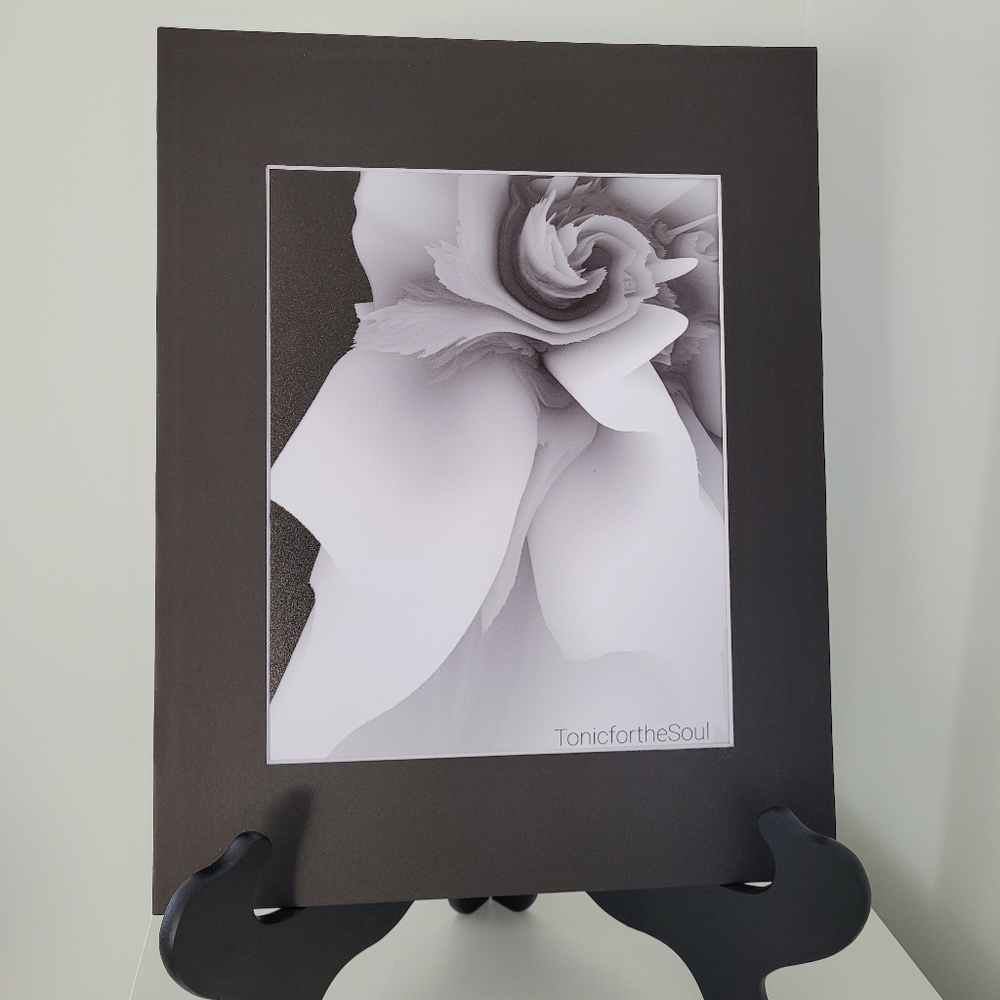 Black and White Digital Art Print